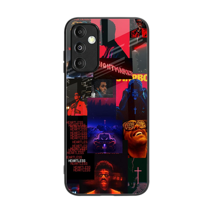 Heartless Vibes back phone cover | glass case for samsung galaxy m14 5g