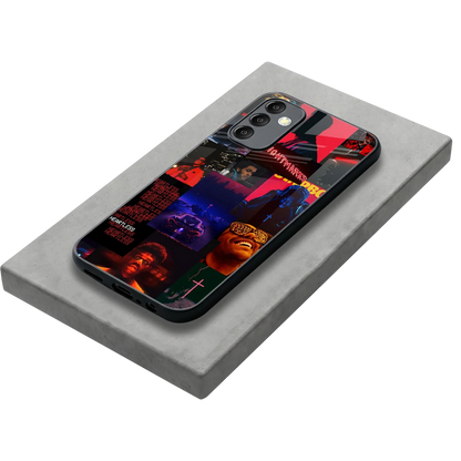 Heartless Vibes stylish phone case for samsung galaxy m14 5g | glossy glass and slim fit