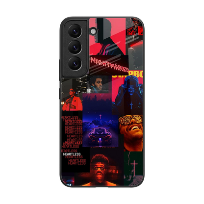 Heartless Vibes back phone cover | glass case for samsung galaxy s22
