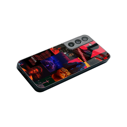Heartless Vibes stylish phone case for samsung galaxy s22 | glossy glass and slim fit