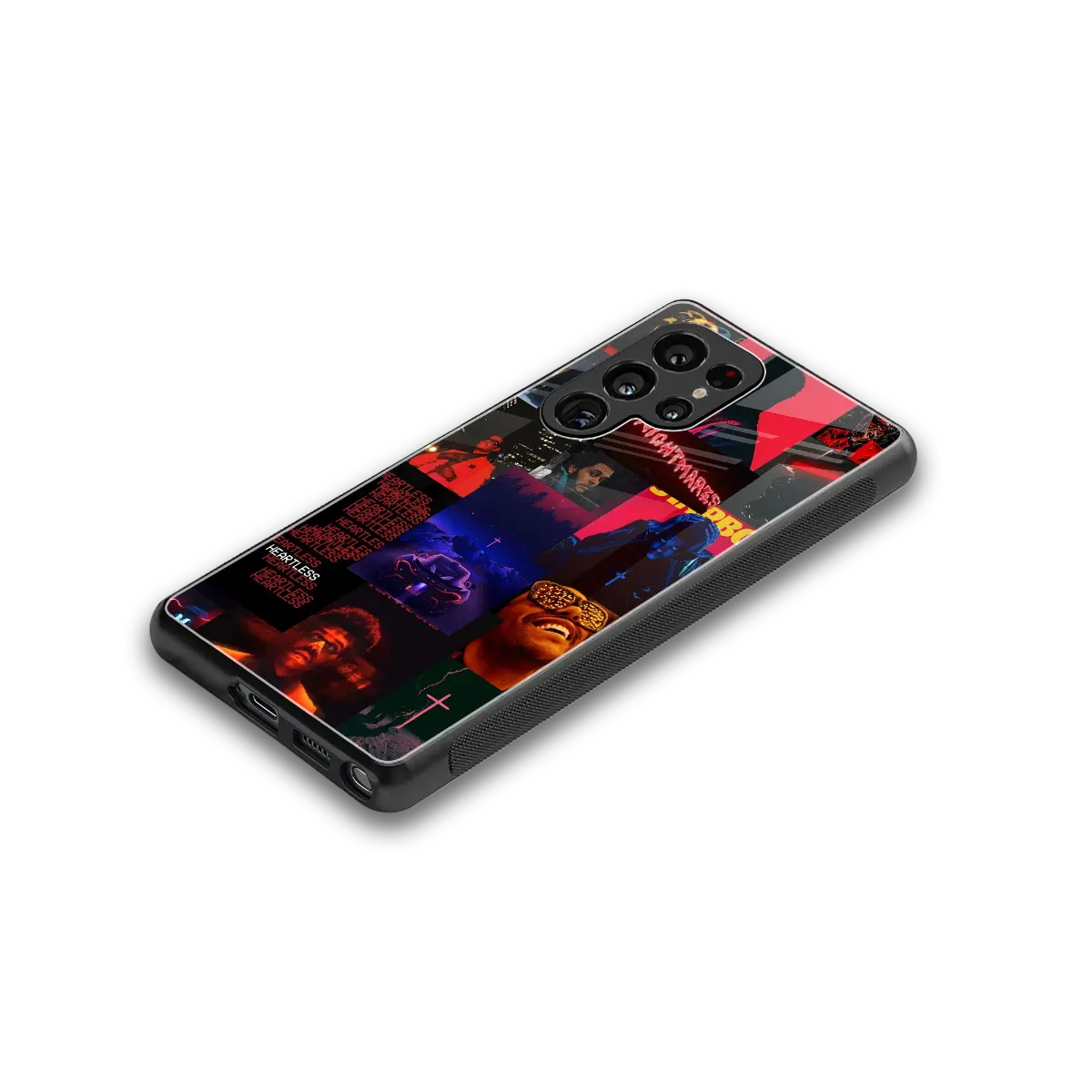 Heartless Vibes stylish phone case for samsung galaxy s25 ultra | glossy glass and slim fit