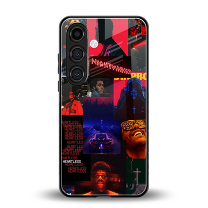 Heartless Vibes back phone cover | glass case for samsung galaxy s25