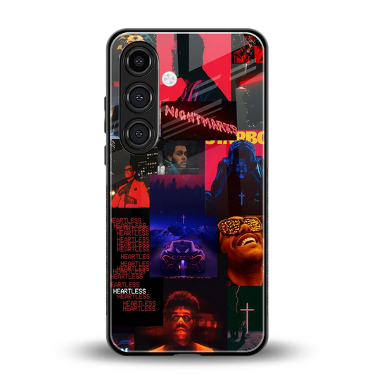 Heartless Vibes back phone cover | glass case for samsung galaxy s24