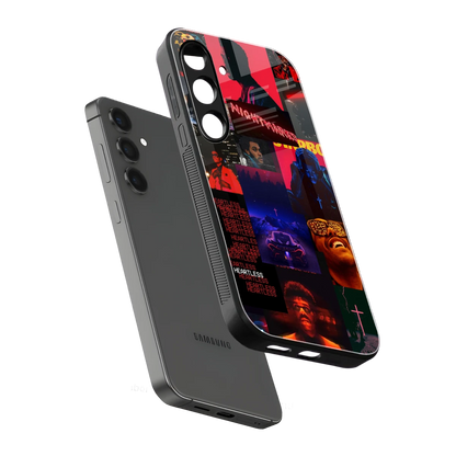 Heartless Vibes sleek samsung galaxy s25 cover with tempered glass back and TPU edges