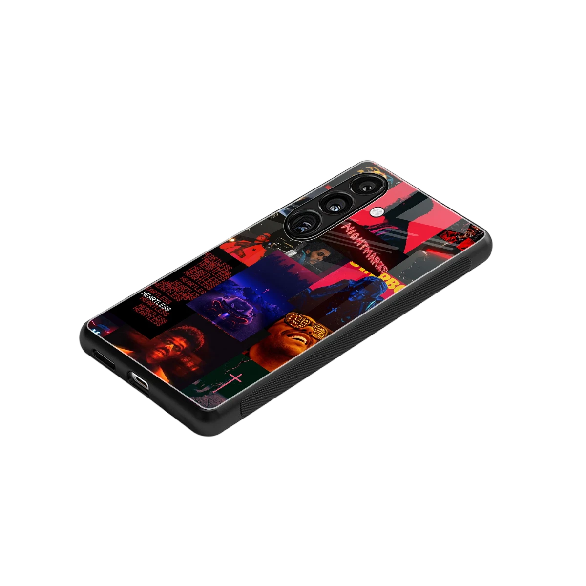 Heartless Vibes stylish phone case for samsung galaxy s24 | glossy glass and slim fit