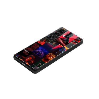 Heartless Vibes stylish phone case for samsung galaxy s23 fe | glossy glass and slim fit