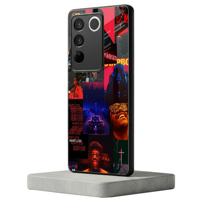 Heartless Vibes vivo v27 5g mobile cover | shockproof glass phone case