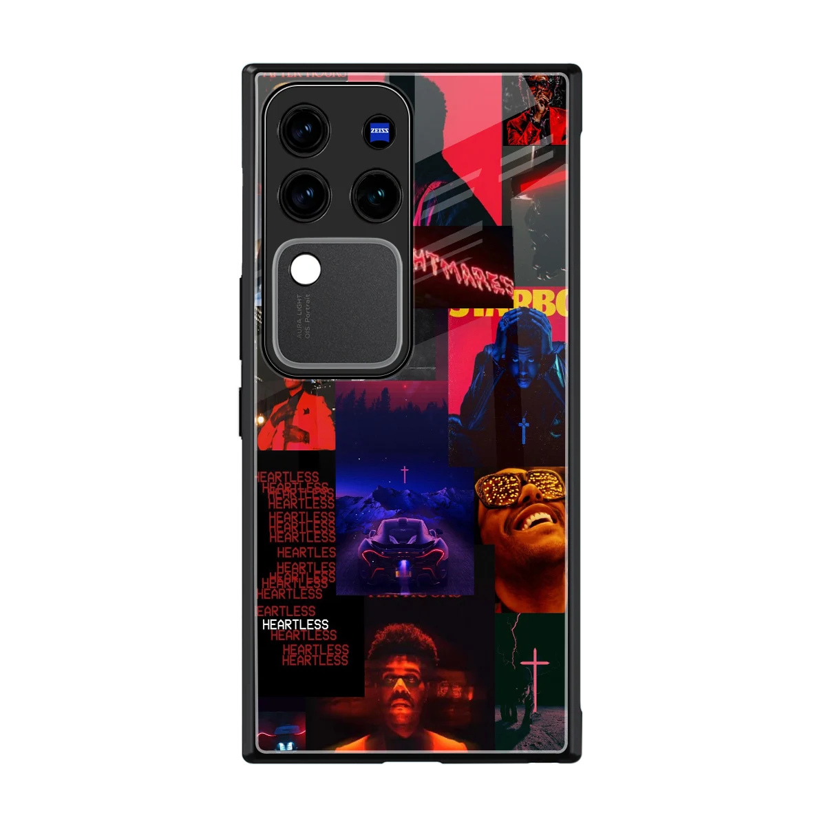 Heartless Vibes back phone cover | glass case forvivo v30 pro
