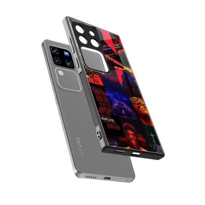 Heartless Vibes sleekvivo v30 pro cover with tempered glass back and TPU edges