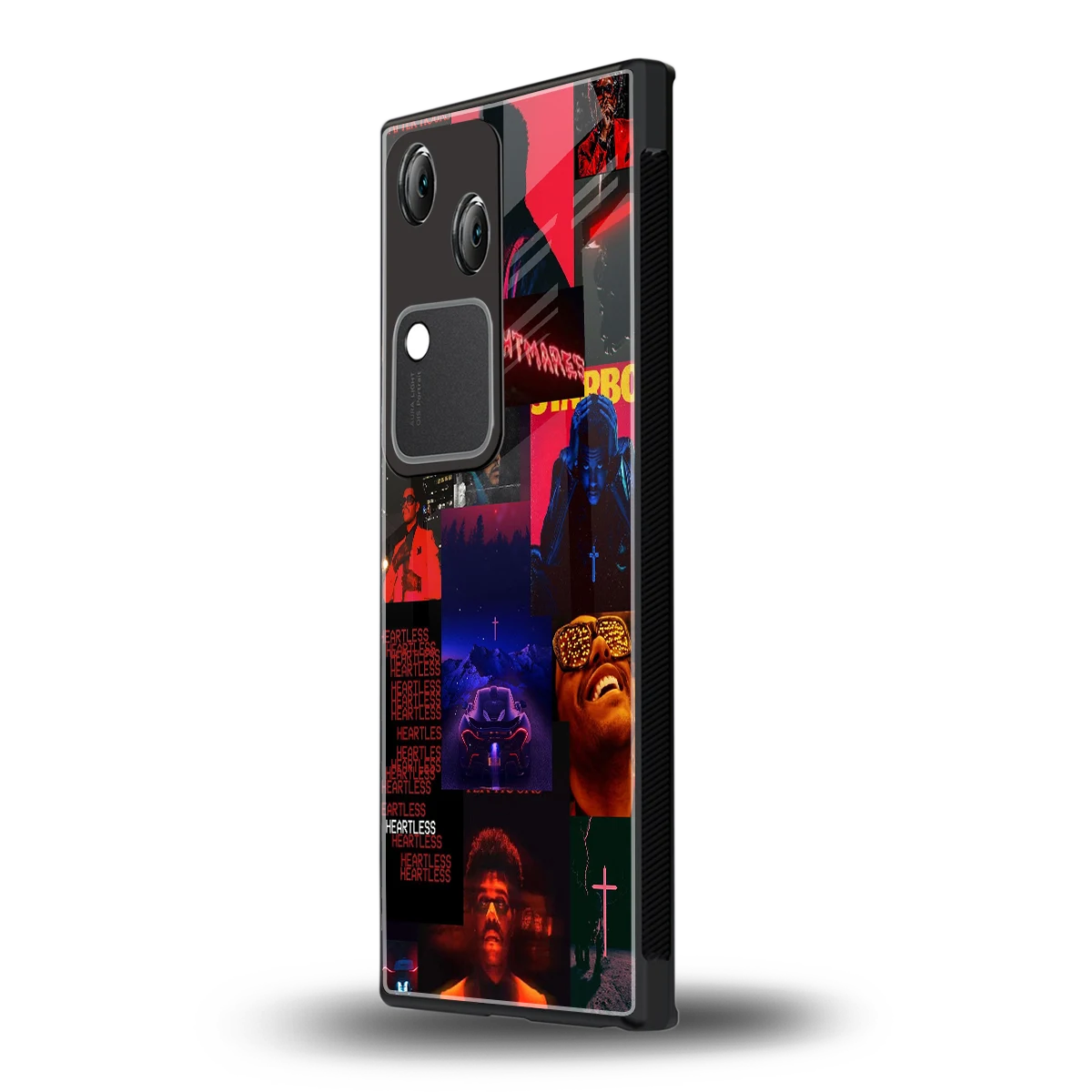 Heartless Vibes vivo v30 mobile cover | shockproof glass phone case