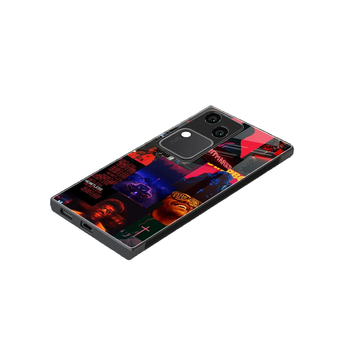 Heartless Vibes stylish phone case for vivo v30 | glossy glass and slim fit