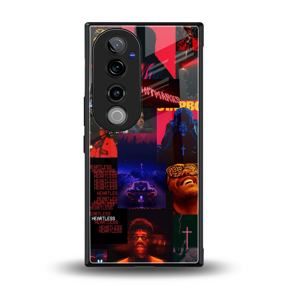 Heartless Vibes back phone cover | glass case for vivo v40 pro