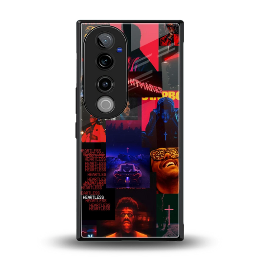 Heartless Vibes back phone cover | glass case for vivo v40 pro