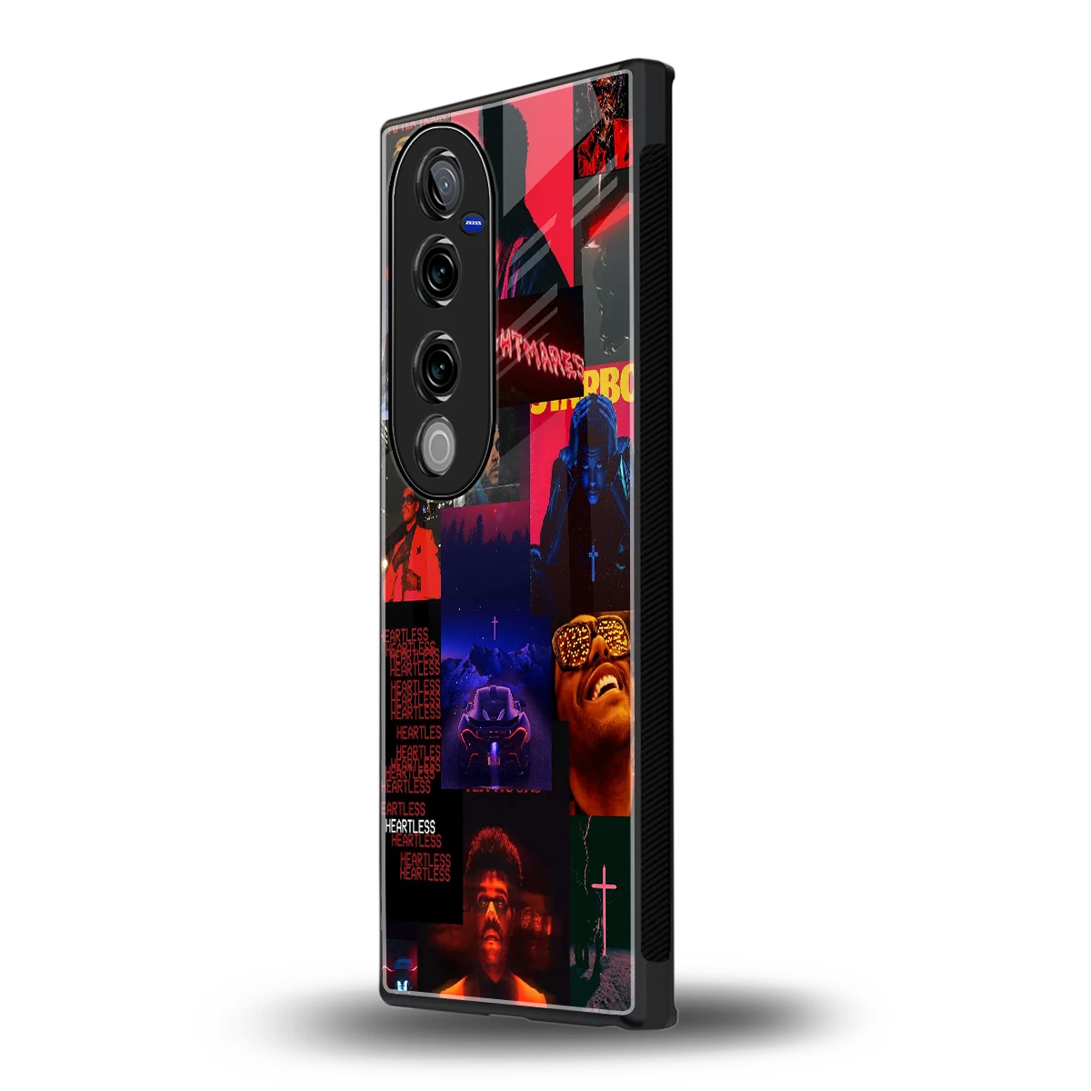 Heartless Vibes vivo v40 pro mobile cover | shockproof glass phone case
