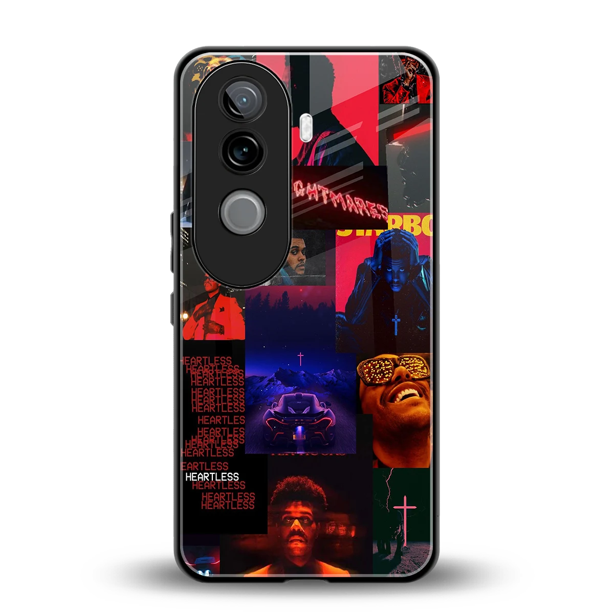 Heartless Vibes back phone cover | glass case for vivo v40e