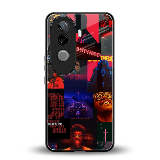 Heartless Vibes back phone cover | glass case for vivo v40e