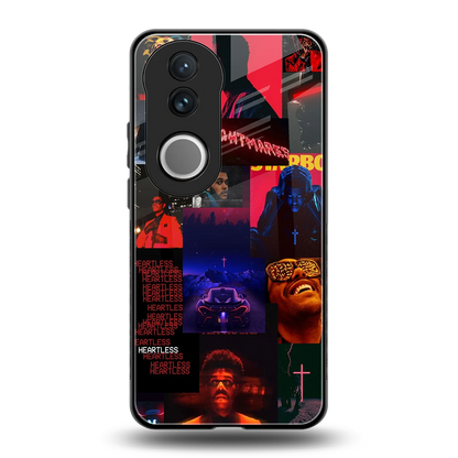Heartless Vibes back phone cover | glass case for vivo v50