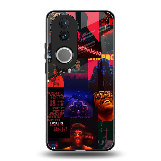 Heartless Vibes back phone cover | glass case for vivo v50