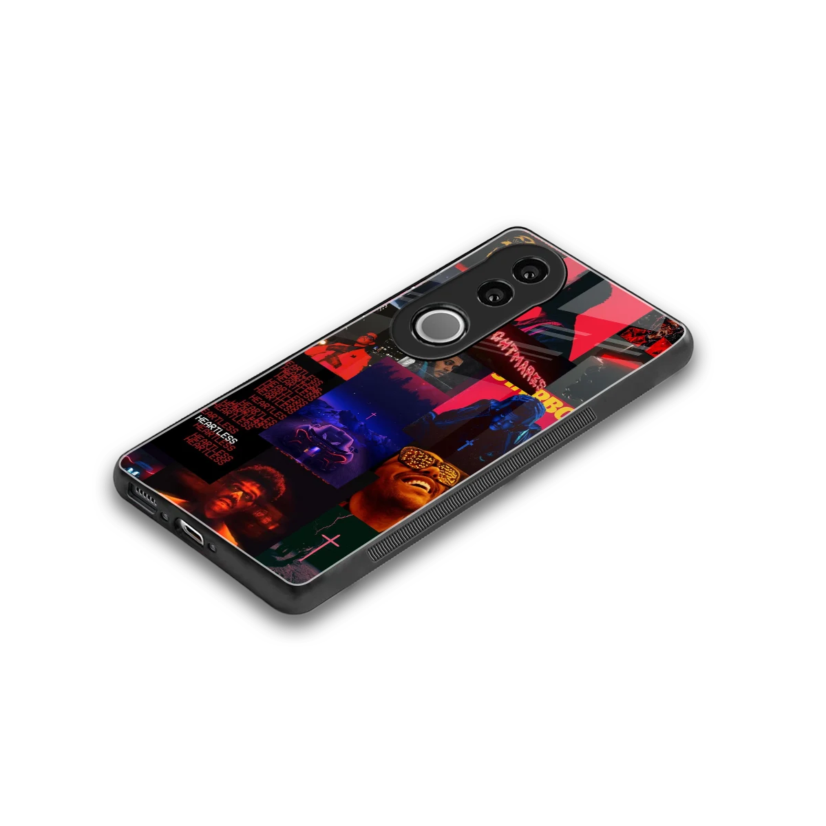 Heartless Vibes stylish phone case for vivo v50 | glossy glass and slim fit