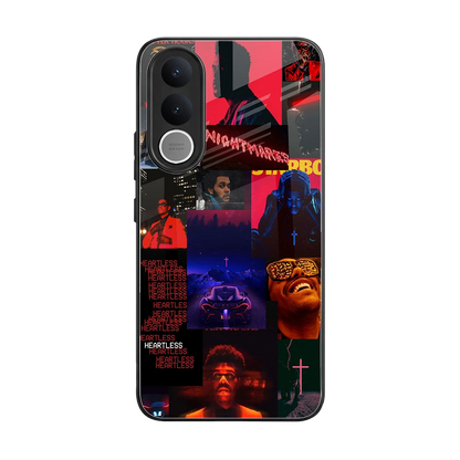 Heartless Vibes back phone cover | glass case for vivo v70 fe