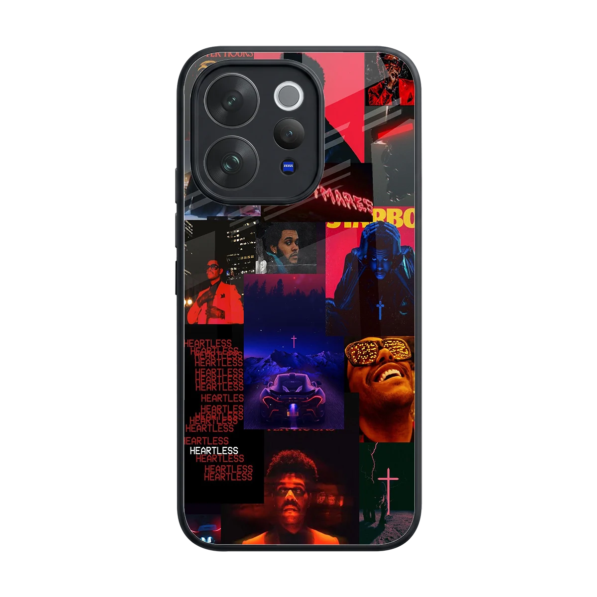 Heartless Vibes back phone cover | glass case for vivo v70 elite