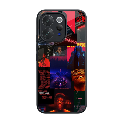 Heartless Vibes back phone cover | glass case for vivo v70 elite