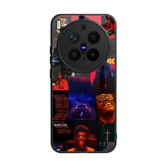 Heartless Vibes back phone cover | glass case for vivo x300 pro