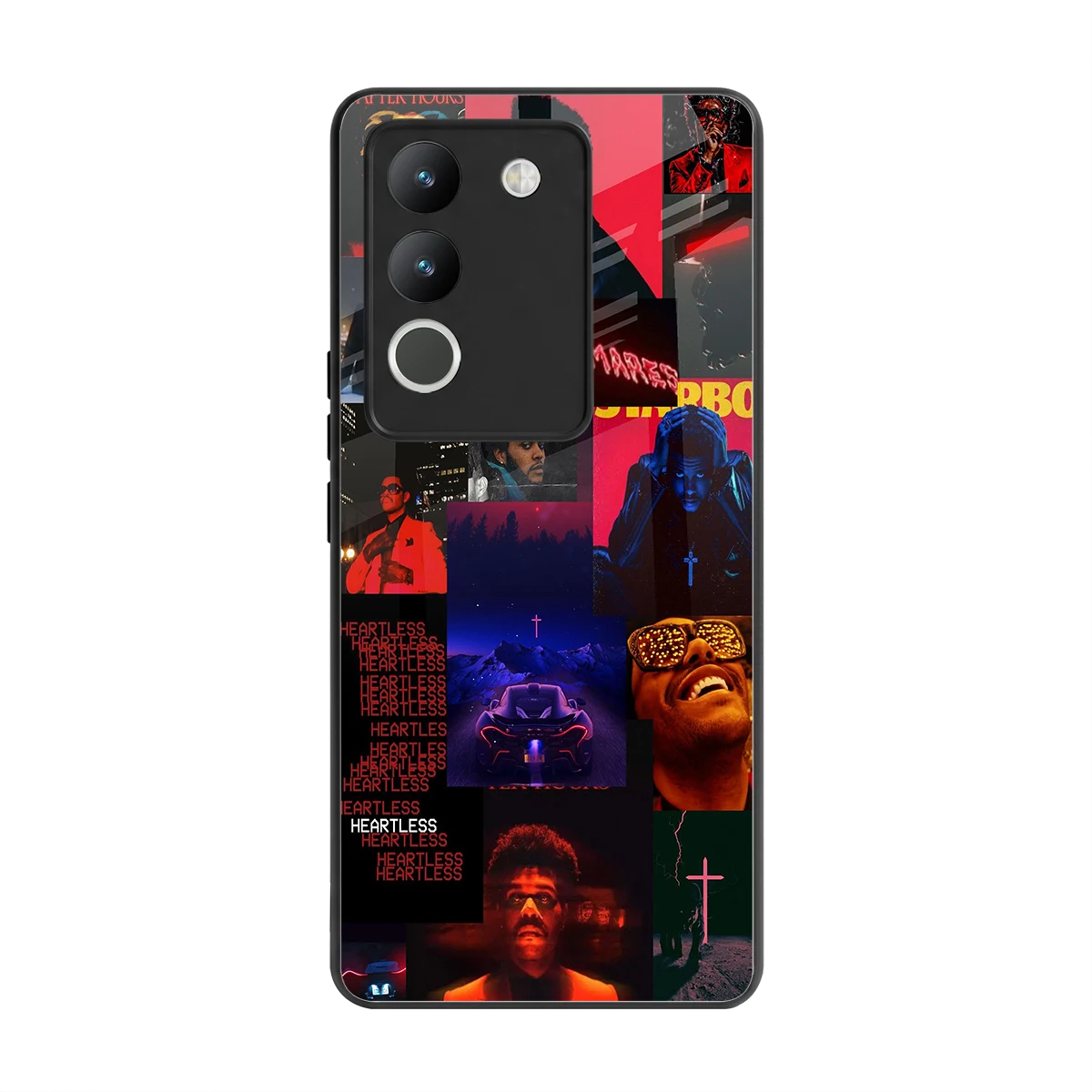 Heartless Vibes back phone cover | glass case for vivo y200 5g