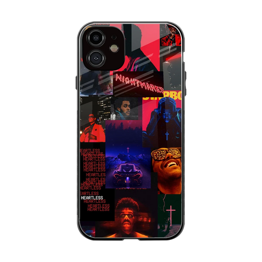 Heartless Vibes back phone cover | glass case for iphone 12