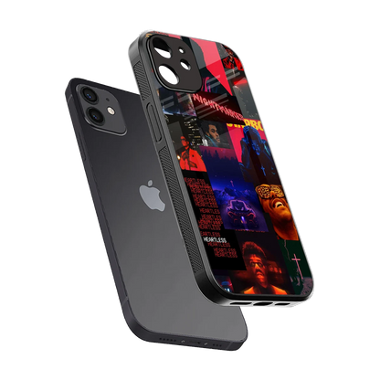 Heartless Vibes sleek iphone 12 cover with tempered glass back and TPU edges
