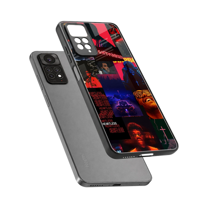 Heartless Vibes sleek redmi note 11 pro cover with tempered glass back and TPU edges