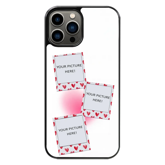 Polaroid Personalised Glass Phone Case