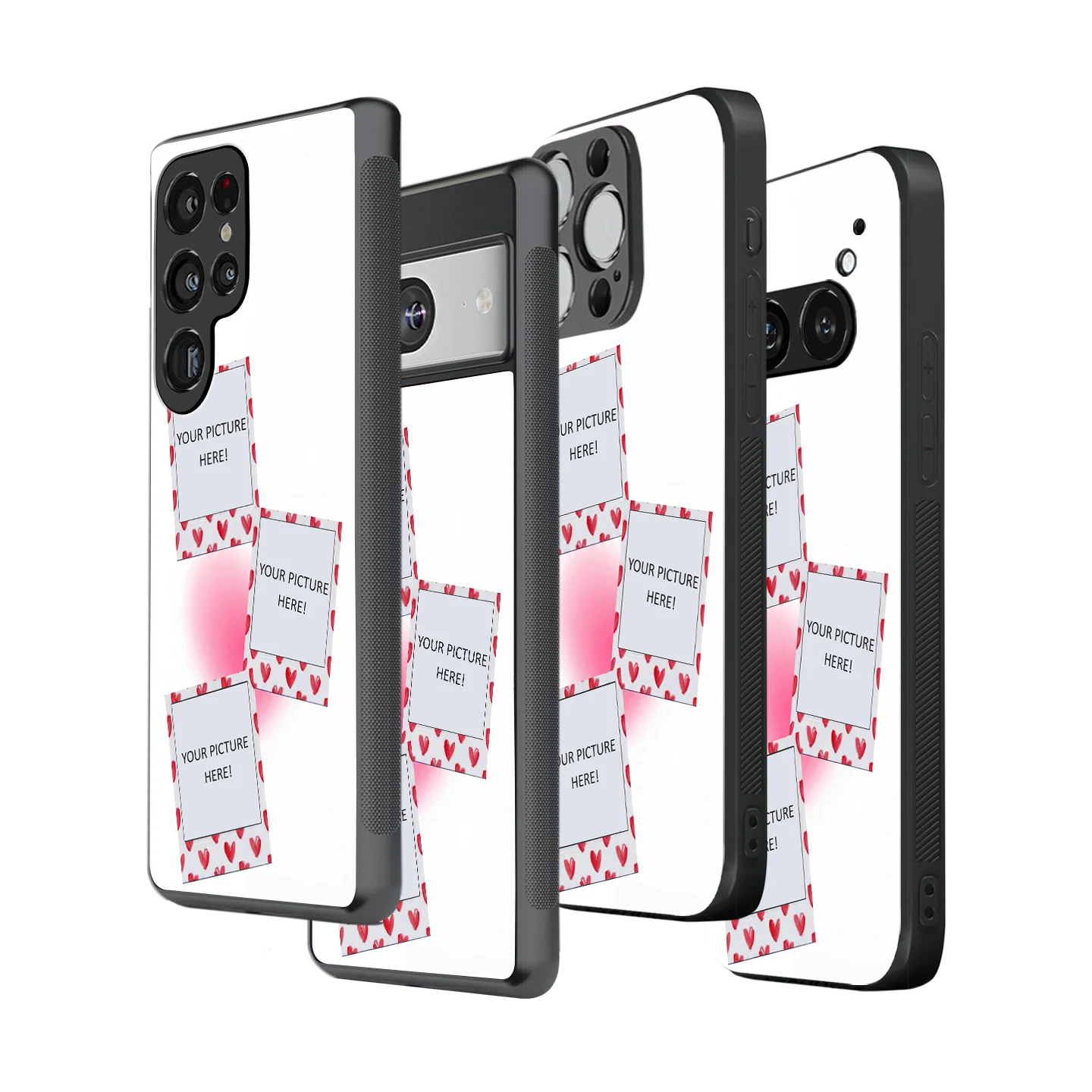 Polaroid Personalised Glass Phone Case