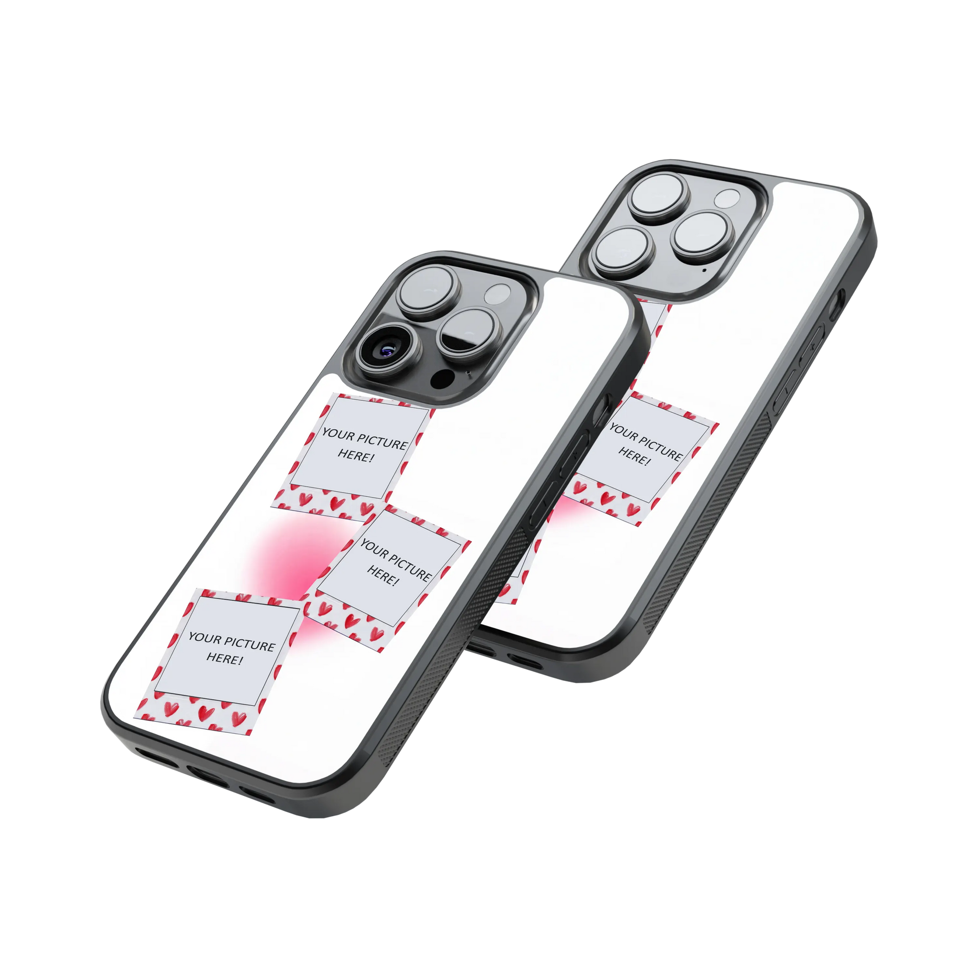 Polaroid Personalised Glass Phone Case