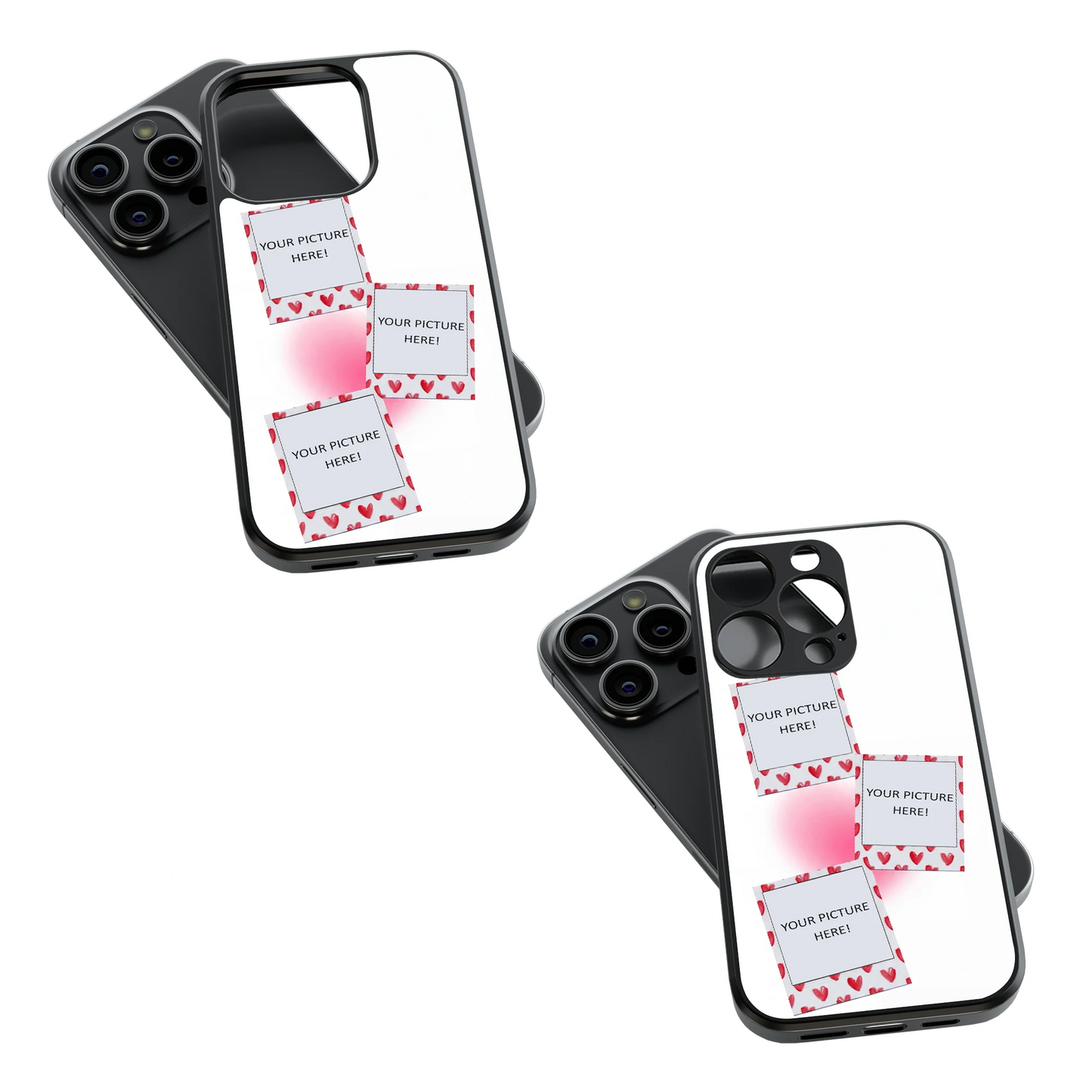 Polaroid Personalised Glass Phone Case