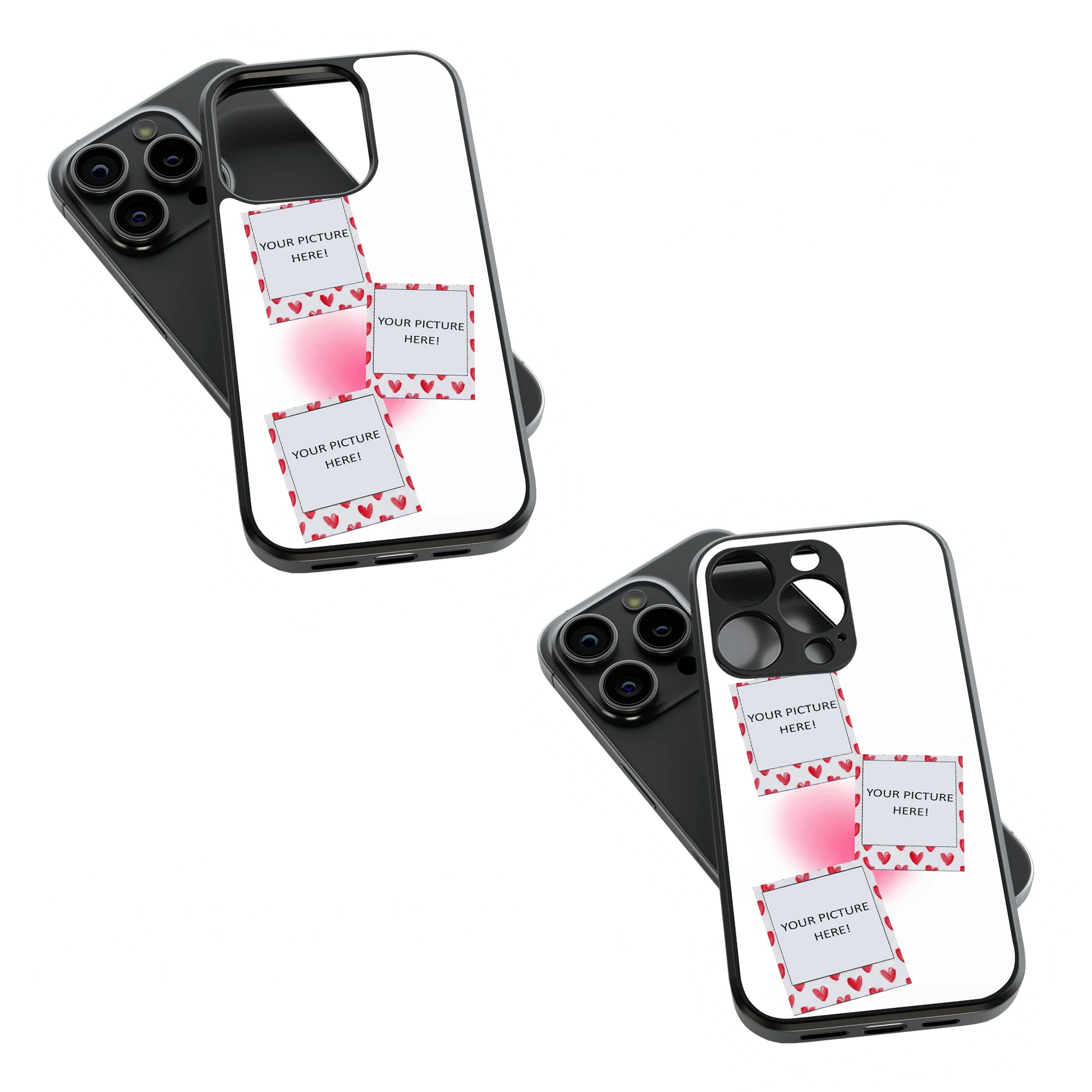 Polaroid Personalised Glass Phone Case