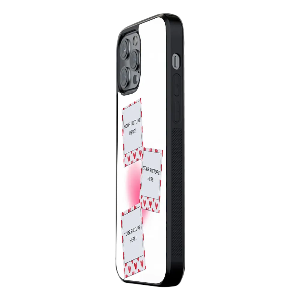 Polaroid Personalised Glass Phone Case