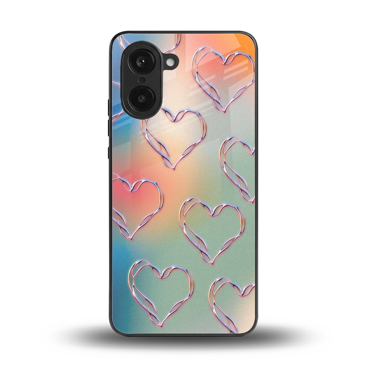 Hearts Euphoria back phone cover | glass case for oneplus nord ce5 5g