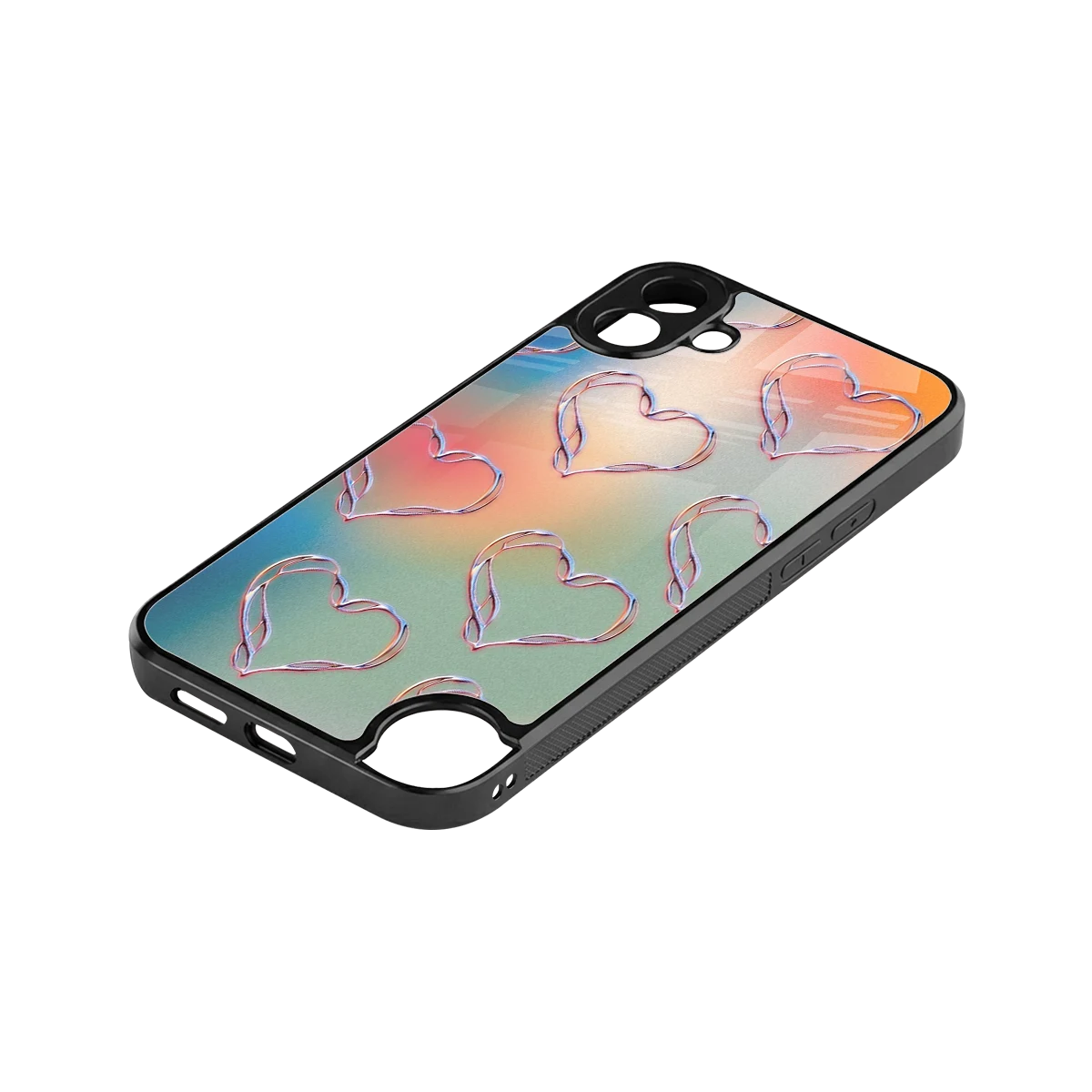 Hearts Euphoria stylish phone case for cmf nothing phone 1 | glossy glass and slim fit