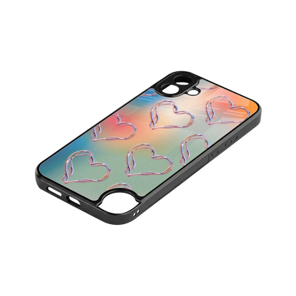 Hearts Euphoria stylish phone case for cmf nothing phone 1 | glossy glass and slim fit