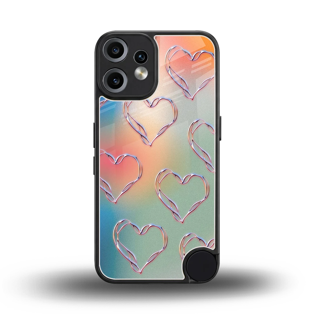Hearts Euphoria back phone cover | glass case for cmf nothing phone 2 pro