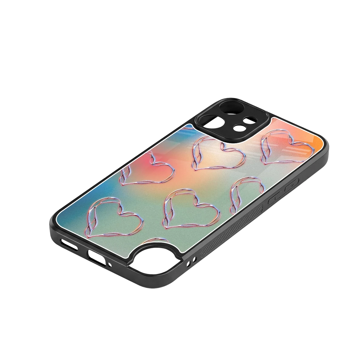 Hearts Euphoria stylish phone case for cmf nothing phone 2 pro | glossy glass and slim fit