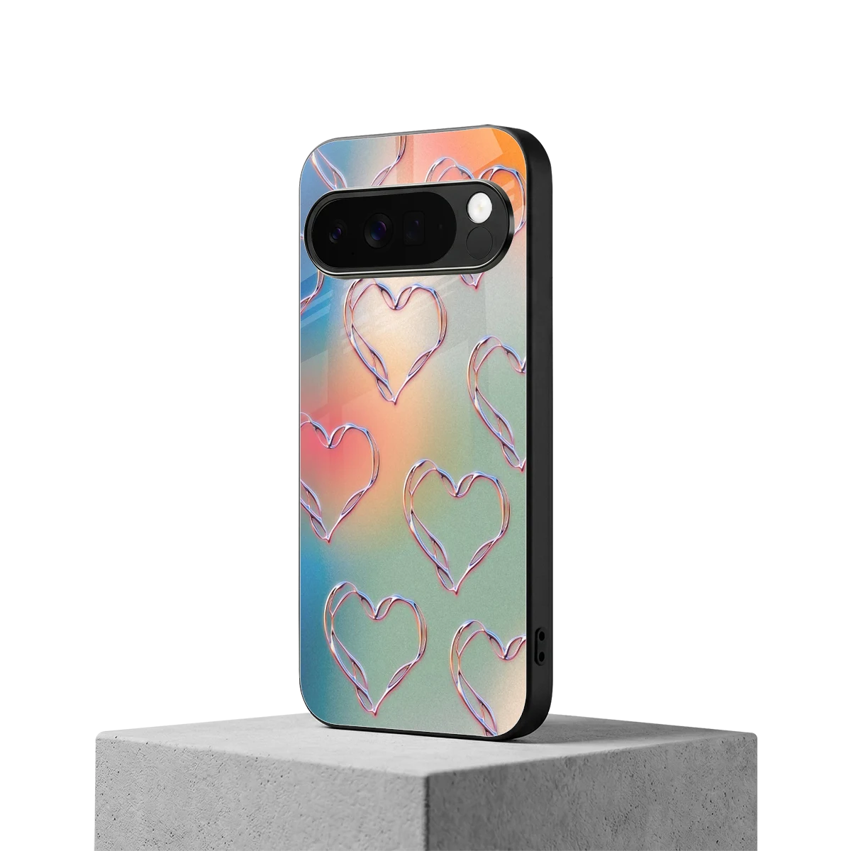 Hearts Euphoria google pixel 10 pro xl mobile cover | shockproof glass phone case