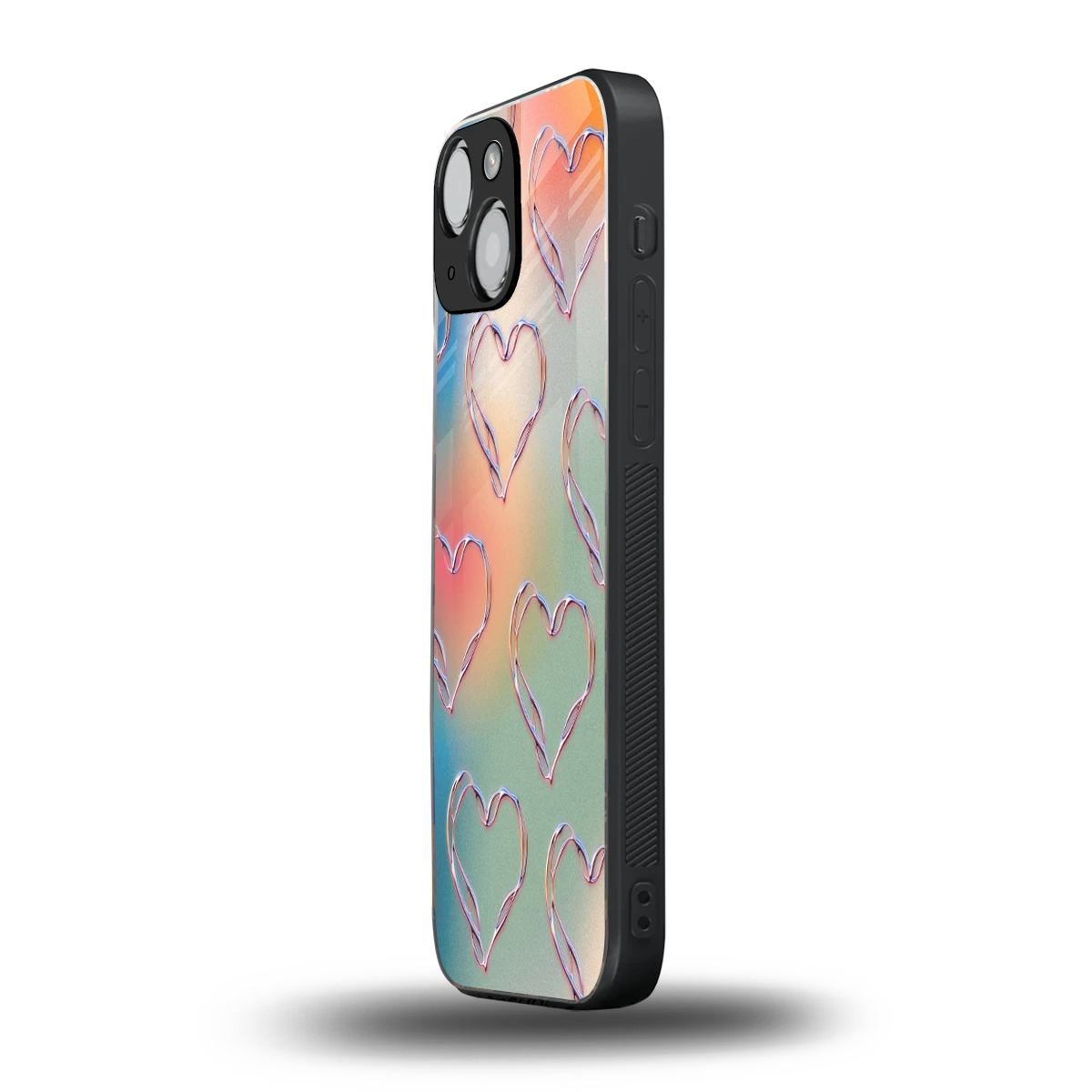 Hearts Euphoria iphone 13 mini mobile cover | shockproof glass phone case