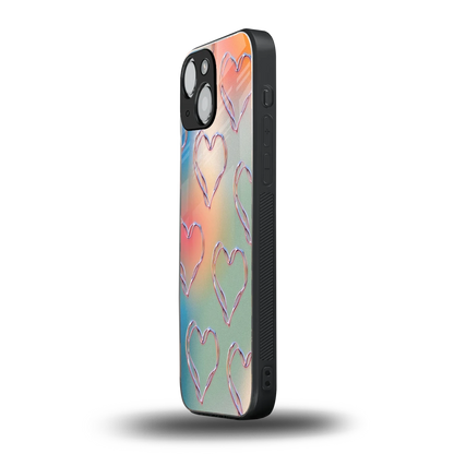 Hearts Euphoria iphone 13 mini mobile cover | shockproof glass phone case