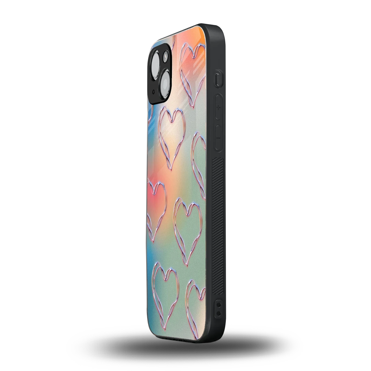 Hearts Euphoria iphone 15 mobile cover | shockproof glass phone case