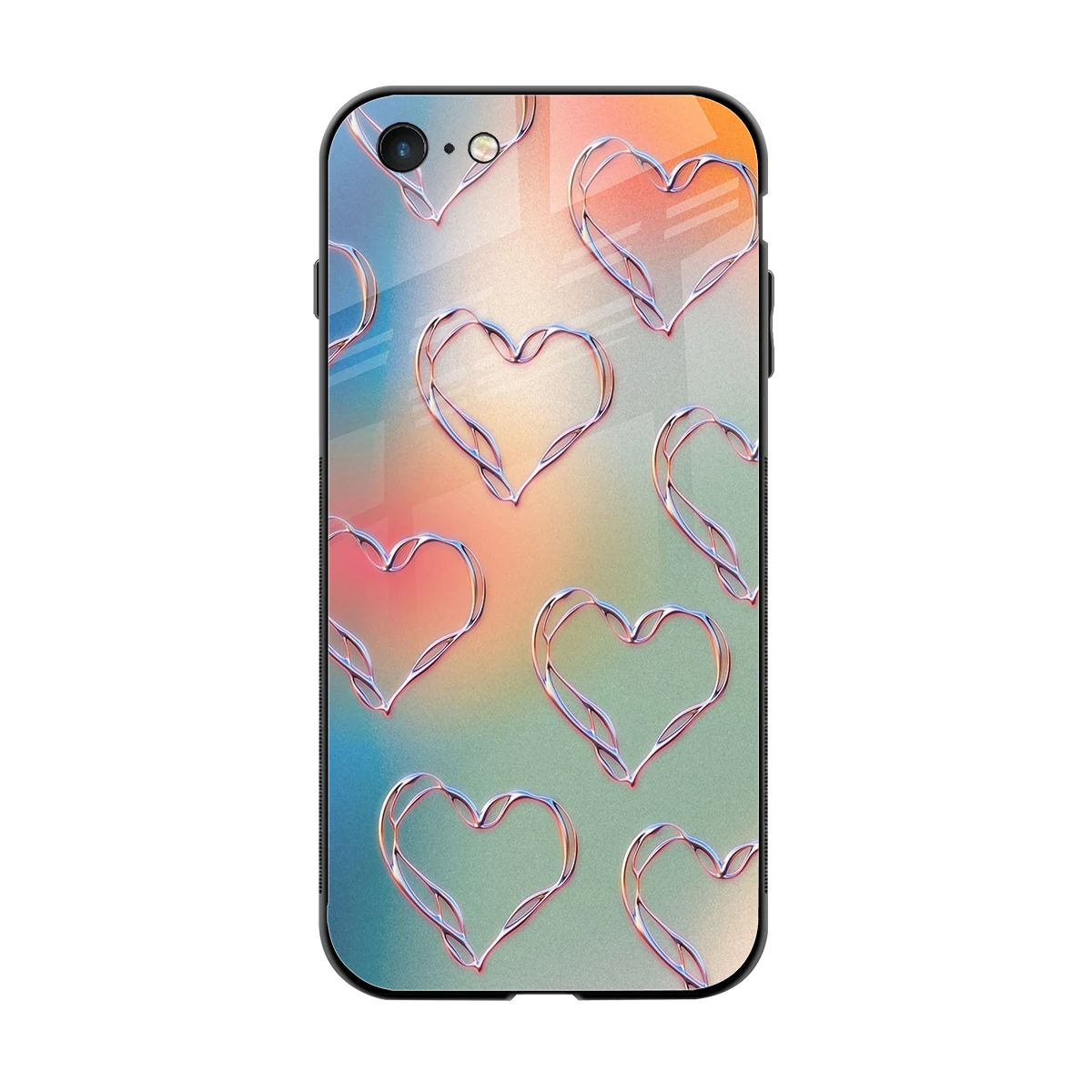 Hearts Euphoria back phone cover | glass case for iphone 6