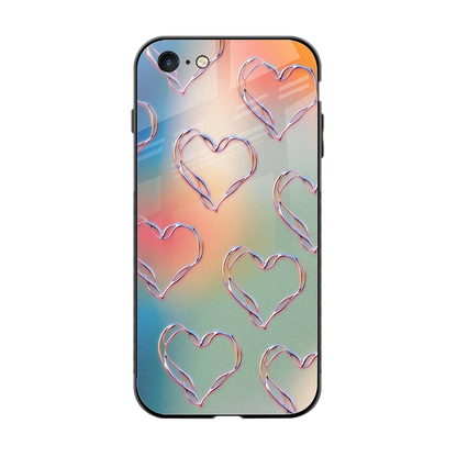 Hearts Euphoria back phone cover | glass case for iphone 6