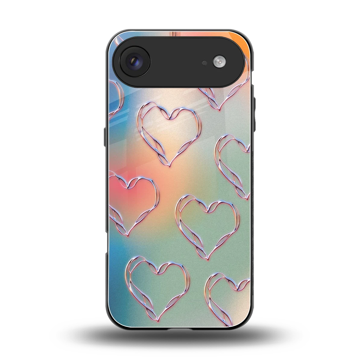 Hearts Euphoria back phone cover | glass case for iphone air