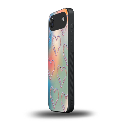 Hearts Euphoria iphone air mobile cover | shockproof glass phone case